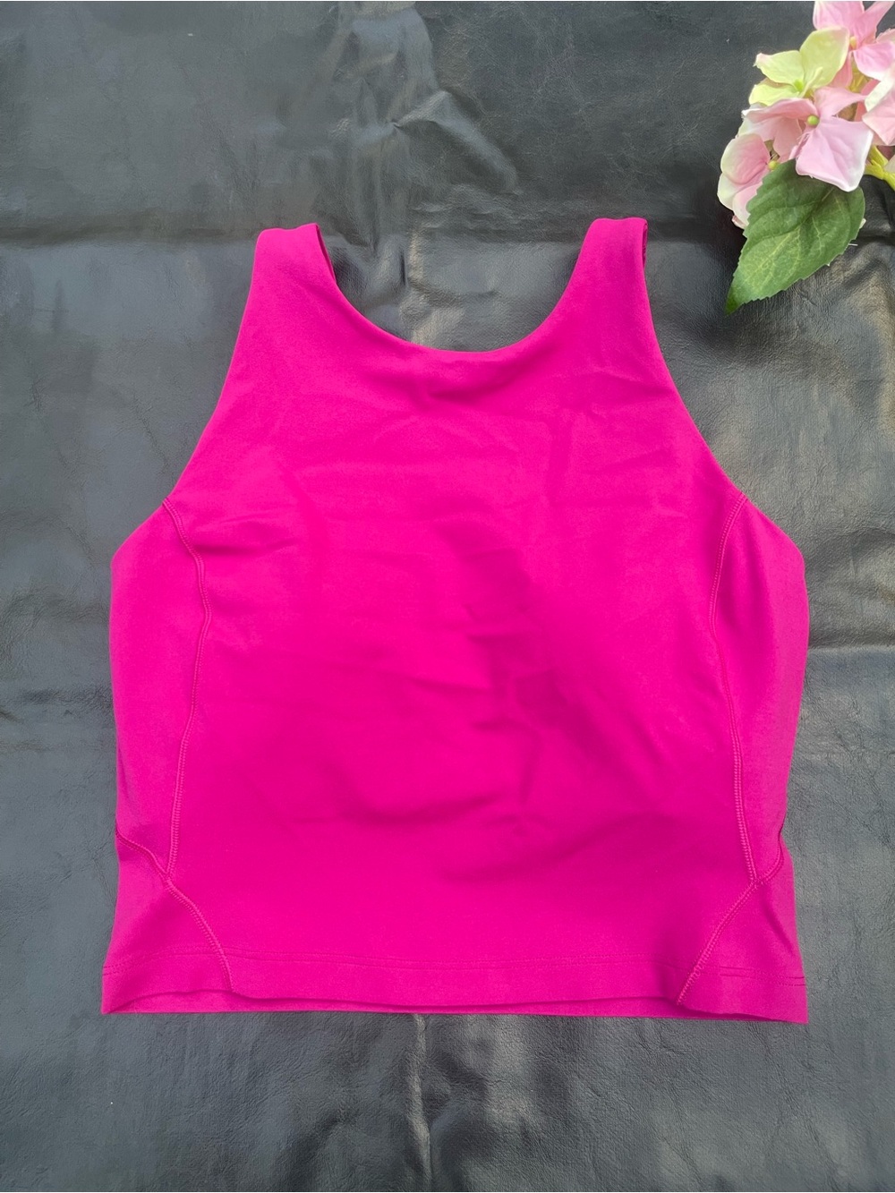 Women's Hot Pink High Neck Tank Top Lululemon size 2
